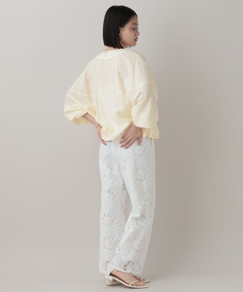 A part by（アパートバイ）の「シアーノーカラーブルゾン（ブルゾン・レディース・ブラック系その他2/アイボリー/ベージュ・FREE）」の21枚目の写真