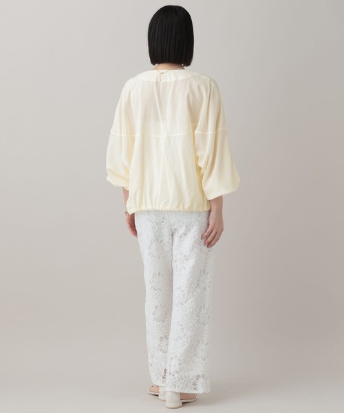 A part by（アパートバイ）の「シアーノーカラーブルゾン（ブルゾン・レディース・ブラック系その他2/アイボリー/ベージュ・FREE）」の22枚目の写真