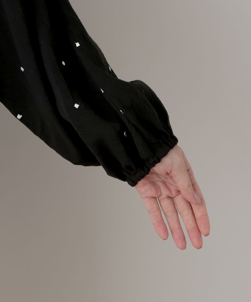 A part by（アパートバイ）の「シアーノーカラーブルゾン（ブルゾン・レディース・ブラック系その他2/アイボリー/ベージュ・FREE）」の11枚目の写真