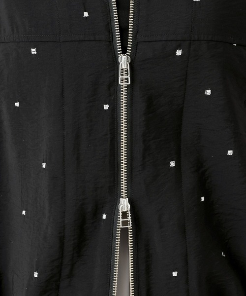 A part by（アパートバイ）の「シアーノーカラーブルゾン（ブルゾン・レディース・ブラック系その他2/アイボリー/ベージュ・FREE）」の15枚目の写真