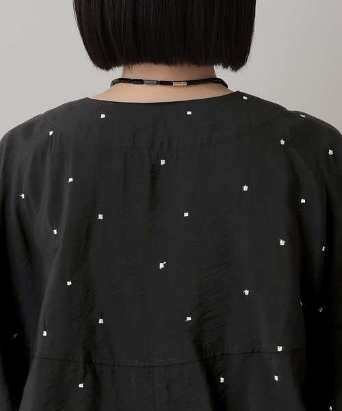 A part by（アパートバイ）の「シアーノーカラーブルゾン（ブルゾン・レディース・ブラック系その他2/アイボリー/ベージュ・FREE）」の16枚目の写真