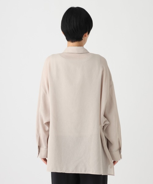Elura(エルーラ)の「メッシュスキッパーブラウス/636881(シャツ/ブラウス・レディース・ブラック/グレイッシュベージュ・FREE)」の11枚目の写真