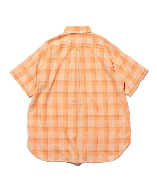 BEAMS PLUS(ビームスプラス)の「B.D. Classic-fit COTTON Linen Ikat(シャツ/ブラウス・メンズ・グリーン/オレンジ/サックスブルー・MEDIUM/X-LARGE/LARGE/SMALL)」の9枚目の写真
