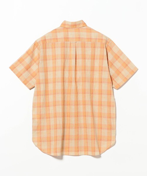 BEAMS PLUS(ビームスプラス)の「B.D. Classic-fit COTTON Linen Ikat(シャツ/ブラウス・メンズ・グリーン/オレンジ/サックスブルー・MEDIUM/X-LARGE/LARGE/SMALL)」の12枚目の写真