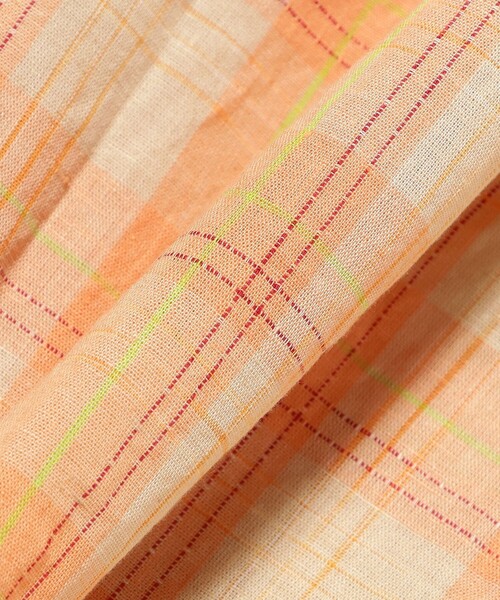 BEAMS PLUS(ビームスプラス)の「B.D. Classic-fit COTTON Linen Ikat(シャツ/ブラウス・メンズ・グリーン/オレンジ/サックスブルー・MEDIUM/X-LARGE/LARGE/SMALL)」の13枚目の写真