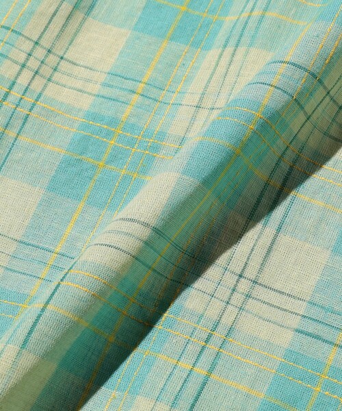 BEAMS PLUS(ビームスプラス)の「B.D. Classic-fit COTTON Linen Ikat(シャツ/ブラウス・メンズ・グリーン/オレンジ/サックスブルー・MEDIUM/X-LARGE/LARGE/SMALL)」の20枚目の写真