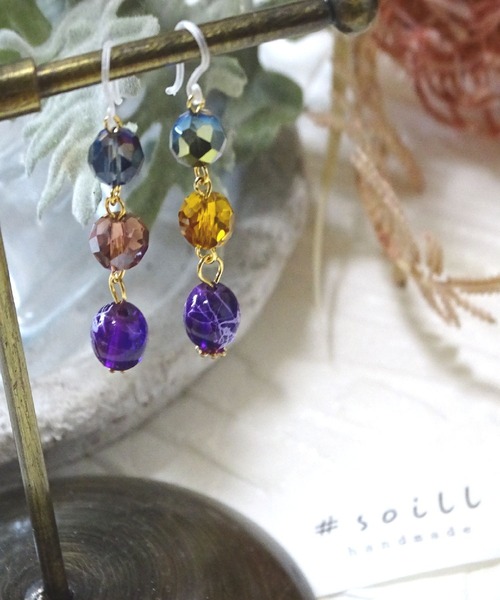 tone(トーン)の「【soill】そいる工房のエチオピアの揺れるおしゃれな樹脂ピアス(ピアス(両耳用)・レディース・その他6/その他5/その他18/その他17/その他16/その他22/その他19/その他10/その他8/その他11/その他3/その他2/その他1/その他14/その他21/その他20/その他12/その他9/その他7/その他4/その他15・FREE)」の11枚目の写真