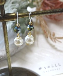 【soill】そいる工房のエチオピアの揺れるおしゃれな樹脂ピアス