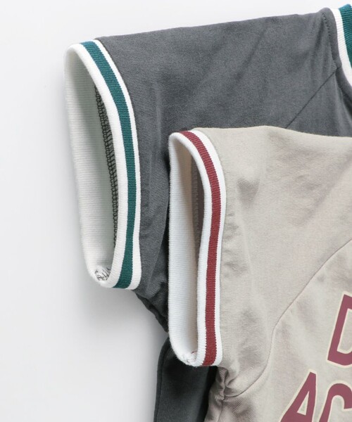 BRANSHES(ブランシェス)の「【WEB限定】ベースボール風半袖シャツ(Tシャツ/カットソー・キッズ・ライトグレー/チャコールグレー・120/130/150/140/100/110)」の17枚目の写真