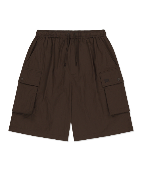 BROWNBREATH(ブラウンブレス)の「TAG NYLON CARGO HALF PANTS - DARK BROWN(その他パンツ・レディース・その他・SMALL/MEDIUM/LARGE/X-LARGE)」の1枚目の写真