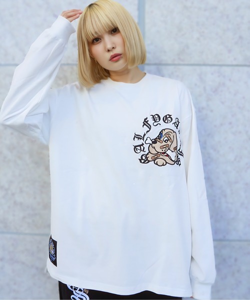 GALFY(ガルフィー)の「【別注】GA×GALFY-安心のサークルロゴロンTee(Tシャツ/カットソー・メンズ・ブラック系その他2/ブラック/ホワイト・XL/L)」の1枚目の写真