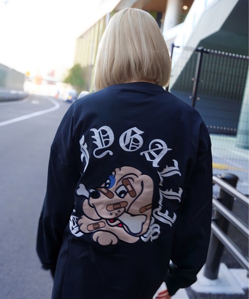 GALFY(ガルフィー)の「【別注】GA×GALFY-安心のサークルロゴロンTee(Tシャツ/カットソー・メンズ・ブラック系その他2/ブラック/ホワイト・XL/L)」の2枚目の写真