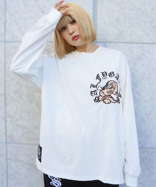GALFY(ガルフィー)の「【別注】GA×GALFY-安心のサークルロゴロンTee(Tシャツ/カットソー・メンズ・ブラック系その他2/ブラック/ホワイト・XL/L)」の5枚目の写真