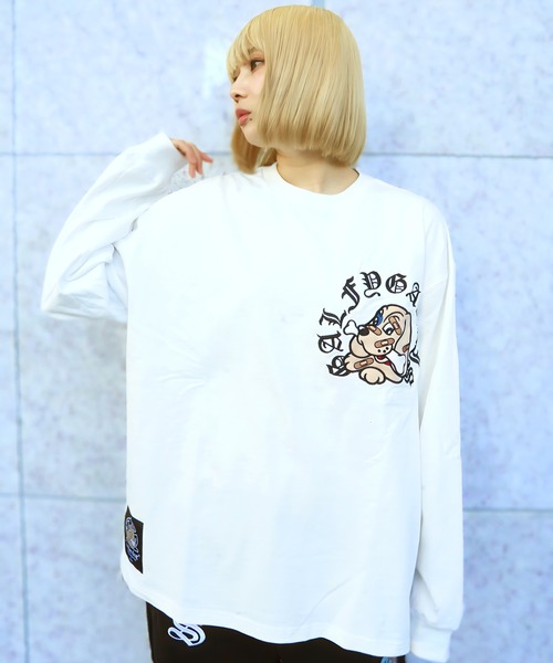 GALFY(ガルフィー)の「【別注】GA×GALFY-安心のサークルロゴロンTee(Tシャツ/カットソー・メンズ・ブラック系その他2/ブラック/ホワイト・XL/L)」の6枚目の写真