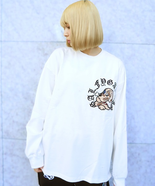 GALFY(ガルフィー)の「【別注】GA×GALFY-安心のサークルロゴロンTee(Tシャツ/カットソー・メンズ・ブラック系その他2/ブラック/ホワイト・XL/L)」の7枚目の写真