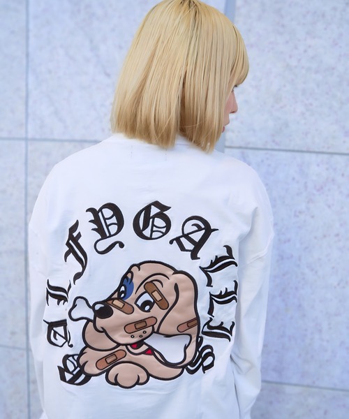 GALFY(ガルフィー)の「【別注】GA×GALFY-安心のサークルロゴロンTee(Tシャツ/カットソー・メンズ・ブラック系その他2/ブラック/ホワイト・XL/L)」の8枚目の写真