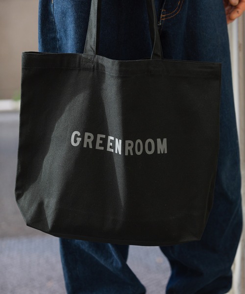 GREENROOM（グリーンルーム）の「【GREENROOM / グリーンルーム】CORE LOGO TOTE BAG（トートバッグ・メンズ・ブラック・FREE）」の8枚目の写真