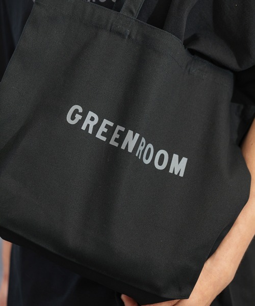 GREENROOM（グリーンルーム）の「【GREENROOM / グリーンルーム】CORE LOGO TOTE BAG（トートバッグ・メンズ・ブラック・FREE）」の7枚目の写真