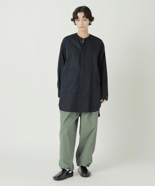 ZUCCa(ズッカ)の「(S)LONG SHIRT / S(シャツ/ブラウス・レディース・ベージュ/ネイビー/ホワイト・M size)」の10枚目の写真