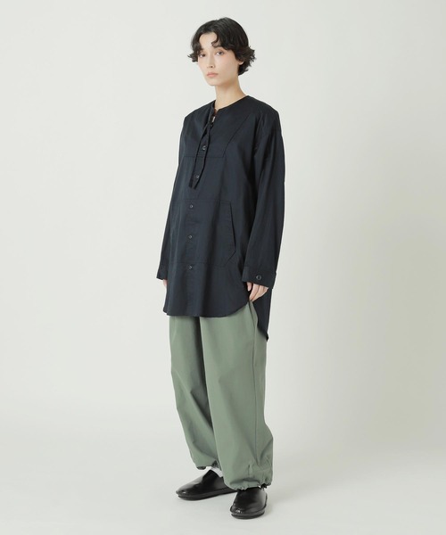 ZUCCa(ズッカ)の「(S)LONG SHIRT / S(シャツ/ブラウス・レディース・ベージュ/ネイビー/ホワイト・M size)」の11枚目の写真