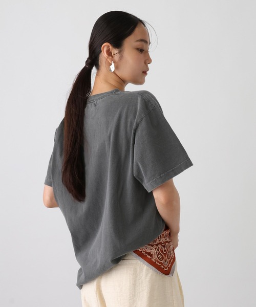 studio CLIP(スタディオクリップ)の「《ウタオ》デビットボーイTシャツ(Tシャツ/カットソー・レディース・グレー・FREE)」の3枚目の写真