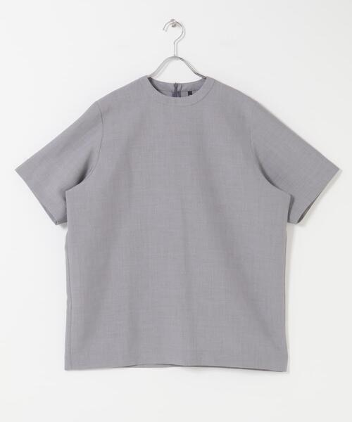 EKAL(エカル)の「『UR TECH DRYLUXE』ハイツイストプルオーバー(Tシャツ/カットソー・レディース・ネイビー/グレー/ブルー系その他・FREE)」の10枚目の写真