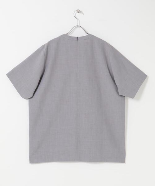 EKAL(エカル)の「『UR TECH DRYLUXE』ハイツイストプルオーバー(Tシャツ/カットソー・レディース・ネイビー/グレー/ブルー系その他・FREE)」の12枚目の写真