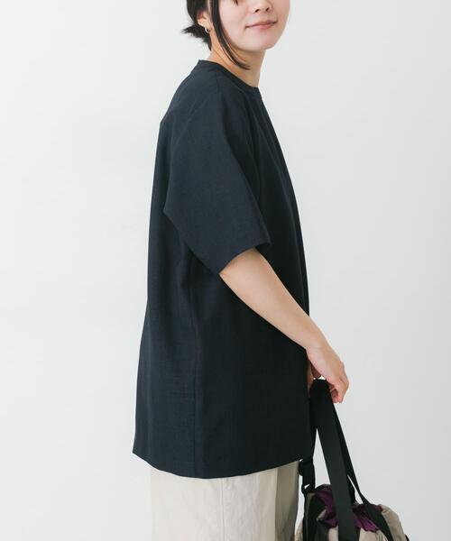 EKAL(エカル)の「『UR TECH DRYLUXE』ハイツイストプルオーバー(Tシャツ/カットソー・レディース・ネイビー/グレー/ブルー系その他・FREE)」の20枚目の写真