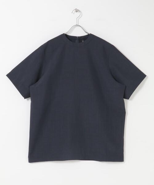 EKAL(エカル)の「『UVカット/イージーケア/吸水速乾/接触冷感/UR TECH DRYLUXE』ハイツイストプルオーバー(Tシャツ/カットソー・レディース・ネイビー/グレー/ブルー系その他・FREE)」の21枚目の写真