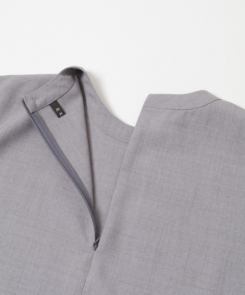 EKAL（エカル）の「『UR TECH』ハイツイストプルオーバー（シャツ/ブラウス・レディース・ネイビー/グレー/ブルー系その他・FREE）」の11枚目の写真