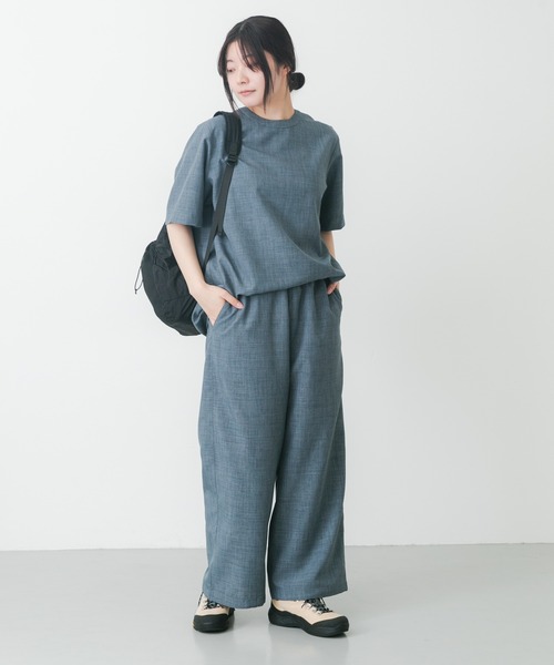 EKAL（エカル）の「『UR TECH』ハイツイストプルオーバー（シャツ/ブラウス・レディース・ネイビー/グレー/ブルー系その他・FREE）」の7枚目の写真