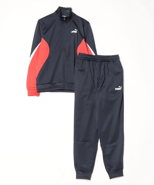 PUMA(プーマ)の「【別注】プーマ PUMA ESS ブロック ポリ スーツ 限定コラボ(ジャージ・メンズ・ブラック/ネイビー・S/M/L/LL/3L)」の11枚目の写真
