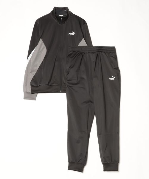 PUMA(プーマ)の「【別注】プーマ PUMA ESS ブロック ポリ スーツ 限定コラボ(ジャージ・メンズ・ブラック/ネイビー・S/M/L/LL/3L)」の10枚目の写真