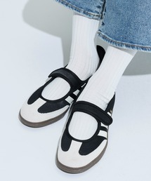adidas/アディダス Samba Jane レザーアッパー スリーストライプス