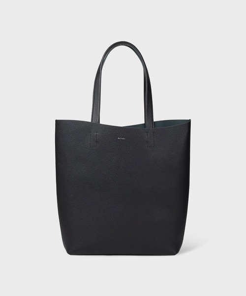 Paul Smith(ポールスミス)の「ダブルフェイスレザー トートバッグ【363002 N231T】(トートバッグ・メンズ・グレイッシュベージュ/ブラック/オリーブ・FREE)」の2枚目の写真