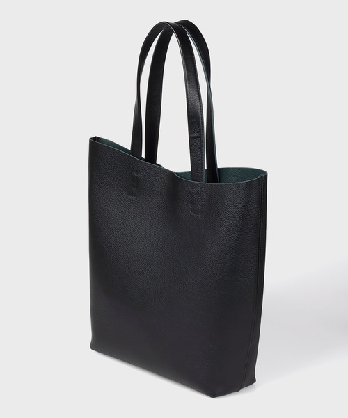 Paul Smith(ポールスミス)の「ダブルフェイスレザー トートバッグ【363002 N231T】(トートバッグ・メンズ・グレイッシュベージュ/ブラック/オリーブ・FREE)」の4枚目の写真