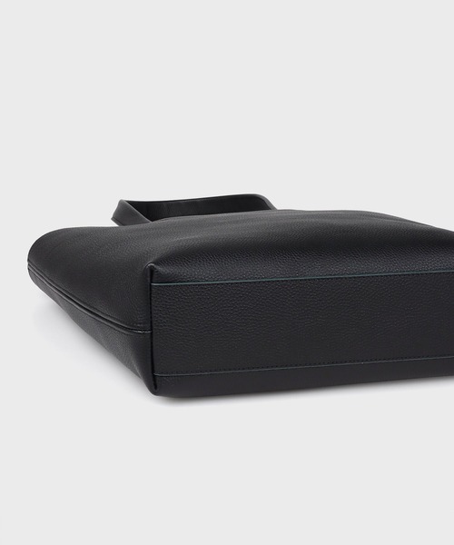Paul Smith(ポールスミス)の「ダブルフェイスレザー トートバッグ【363002 N231T】(トートバッグ・メンズ・グレイッシュベージュ/ブラック/オリーブ・FREE)」の6枚目の写真