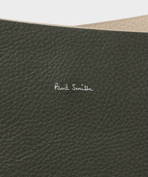 Paul Smith(ポールスミス)の「ダブルフェイスレザー トートバッグ【363002 N231T】(トートバッグ・メンズ・グレイッシュベージュ/ブラック/オリーブ・FREE)」の15枚目の写真