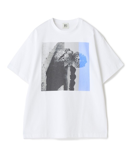 MEN'S BIGI(メンズビギ)の「【THE FASCINATED/ザ ファシネイテッド】コラボ サボテンブルーグラフィックTシャツ(Tシャツ/カットソー・メンズ・ホワイト系その他・03/02)」の6枚目の写真