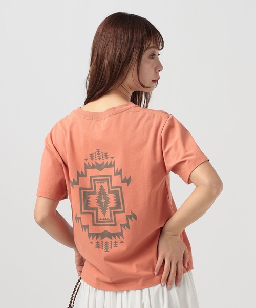PENDLETON(ペンドルトン)の「【PENDLETON(ペンドルトン)】別注Logo EMB Tシャツ(Tシャツ/カットソー・レディース・ブラック/コーラル/ホワイト・FREE)」の3枚目の写真