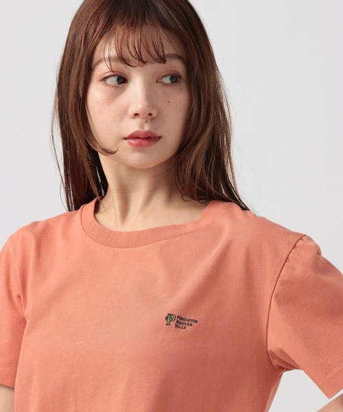 PENDLETON(ペンドルトン)の「【PENDLETON(ペンドルトン)】別注Logo EMB Tシャツ(Tシャツ/カットソー・レディース・ブラック/コーラル/ホワイト・FREE)」の10枚目の写真