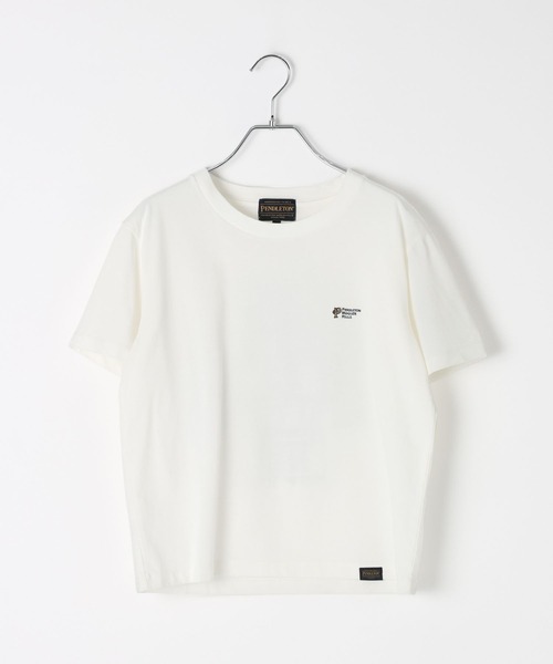PENDLETON(ペンドルトン)の「【PENDLETON(ペンドルトン)】別注Logo EMB Tシャツ(Tシャツ/カットソー・レディース・ブラック/コーラル/ホワイト・FREE)」の11枚目の写真