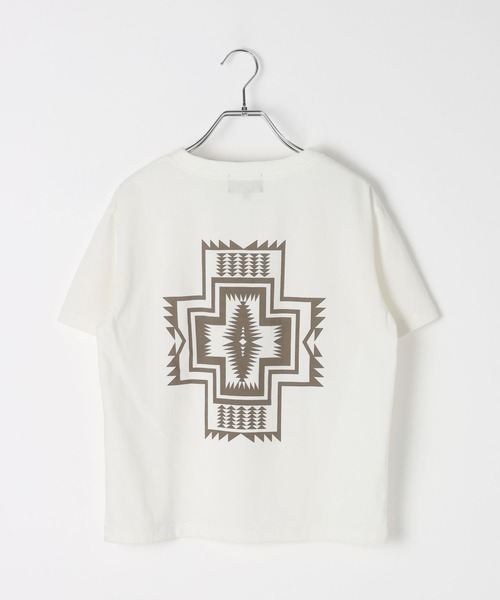 PENDLETON(ペンドルトン)の「【PENDLETON(ペンドルトン)】別注Logo EMB Tシャツ(Tシャツ/カットソー・レディース・ブラック/コーラル/ホワイト・FREE)」の12枚目の写真