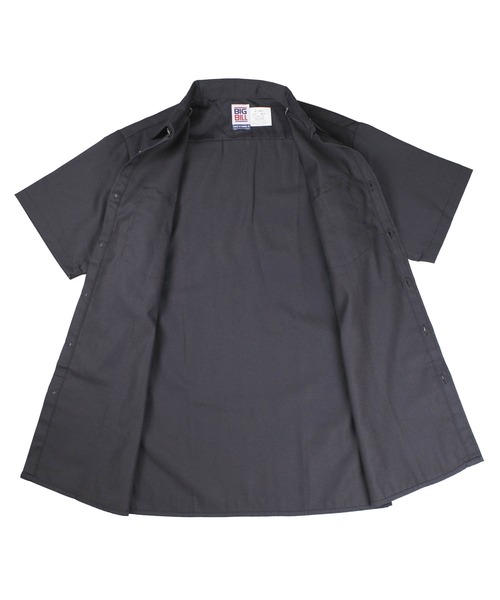 BIG BILL(ビッグビル)の「【T18】【BIGBILL/ビッグビル】PREMIUM SHORT-SLEEVE WORK SHIRT(シャツ/ブラウス・メンズ・ブラック/チャコールグレー/ネイビー/グリーン/タン・LARGE/MEDIUM)」の12枚目の写真