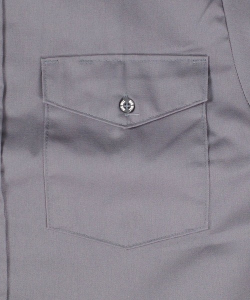 BIG BILL(ビッグビル)の「【T18】【BIGBILL/ビッグビル】PREMIUM SHORT-SLEEVE WORK SHIRT(シャツ/ブラウス・メンズ・ブラック/チャコールグレー/ネイビー/グリーン/タン・LARGE/MEDIUM)」の19枚目の写真