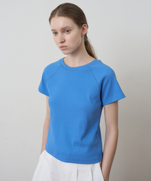レギュラースリムTシャツ ブルー