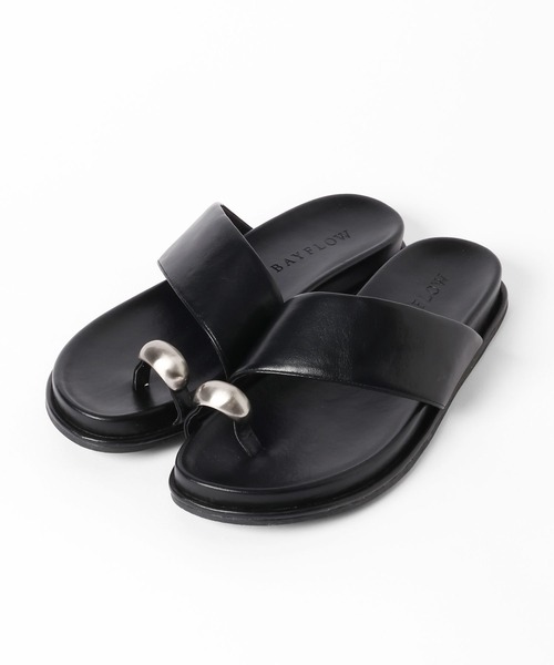 BAYFLOW（ベイフロー）の「フレフィットサムリングサンダル（サンダル・レディース・ブラック/ゼブラ・LARGE/MEDIUM）」の13枚目の写真