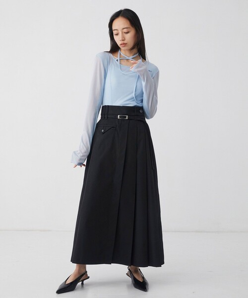 【極美品】UNITED TOKYO アシンメトリー プリーツスカートM相当 2 極美品】UNITED TOKYO アシンメトリー プリーツスカートM相当 2 【公式