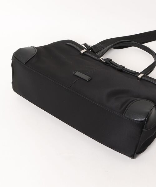 LAULEN（ローレン）の「nylon belted 2way handbag / ナイロンベルテッド2wayハンドバッグ（ハンドバッグ・レディース・ブラウン/ブラック/グレー・FREE）」の7枚目の写真