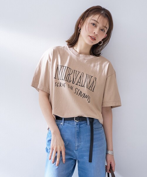 UNTITLED(アンタイトル)の「【NIRVANA】GOOD ROCK SPEED Tシャツ(Tシャツ/カットソー・レディース・ベージュ・02)」の3枚目の写真